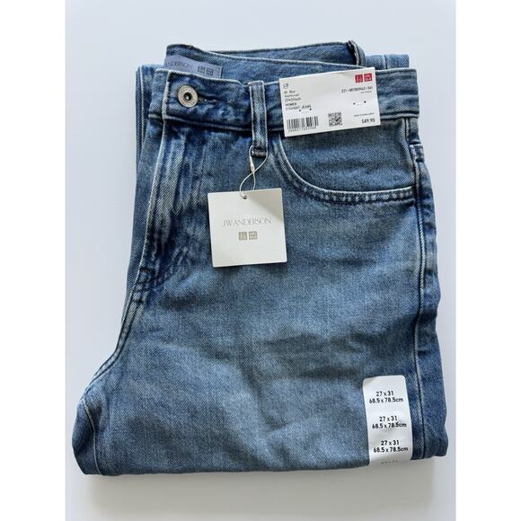 JW ANDERSON Denim - JW Anderson Uniqlo straight jeans Women’s size 27x31